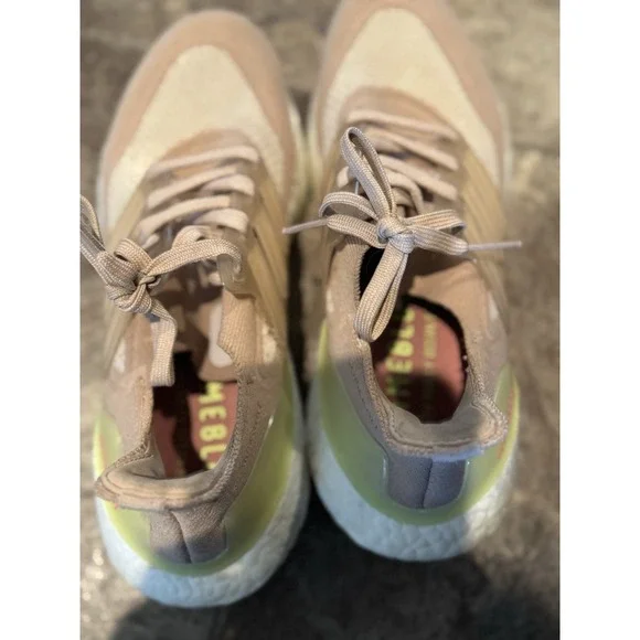 Adidas Ultraboost 21 Running Shoes Ash Pearl Halo Ivory Women's Size 7.5 EUC - Picture 7 of 9